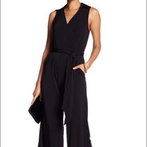 Lennie for Nina Leonard Black Jumpsuit